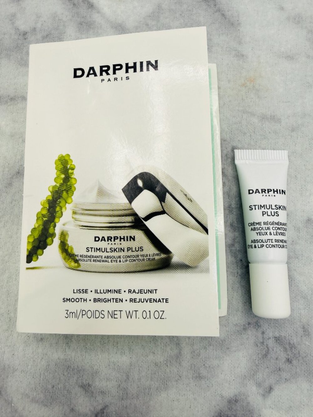 DARPHIN Skincare Gift Set,Absolute Renewal Eye&Lip Contour Cream,Mini-4pc-NEW - Picture 3 of 15